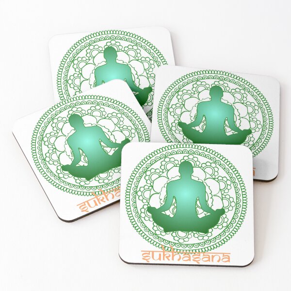 Item preview, Sukhasana Yoga Pose designed and sold by geoji.