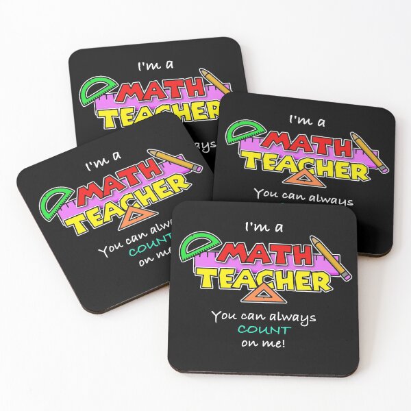 Item preview, I'm a Math Teacher - You can always count on me! designed and sold by Da-Family-Biz.