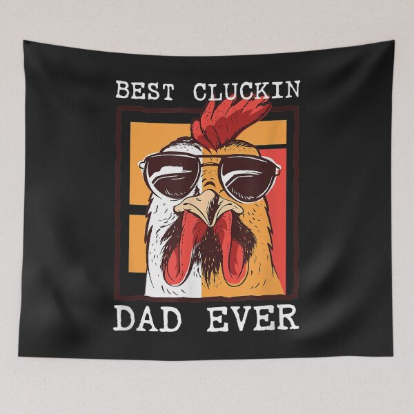 Artikelvorschau, Mens Best Cluckin Dad Ever - Chicken Dad - Cool Rooster Father T-Shirt entworfen und verkauft von Improve-Riodeja.