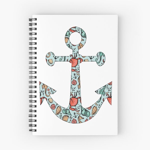 Item preview, Anchor w/ Ocean Pattern designed and sold by lawjfree.