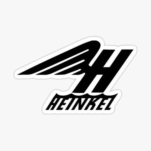 Vista previa del artículo con la obra «Logotipo de Heinkel Flugzeugwerke (negro)», diseñado y vendido por warbirdwear.