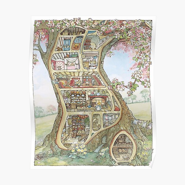 Crabapple Cottage Poster