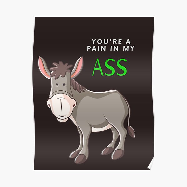 Donkey Jokes Posters | Redbubble