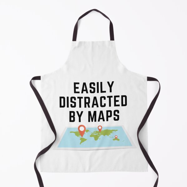 Item preview, Easily distracted by maps designed and sold by anphinasdesigns.