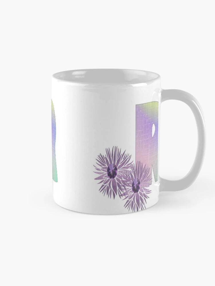 Thumbnail 3 of 6, Coffee Mug, Monogram R/ Abstract Geometric Pattern designed and sold by aldona.
