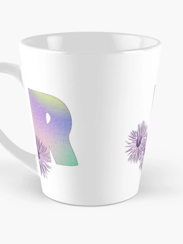Thumbnail 3 of 4, Coffee Mug, Monogram R/ Abstract Geometric Pattern designed and sold by aldona.