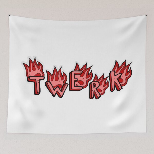 Item preview, Twerk it. Twerking dance. Twerk booty. Fire twerking designed and sold by soniaaseguin.