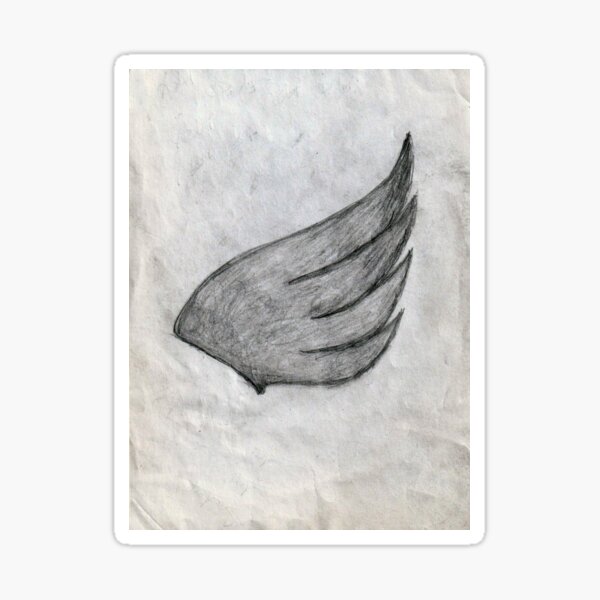 One Sided Wing Sticker