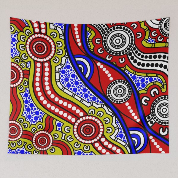 Item preview, Authentic Aboriginal Art - Welcome to Country (2) designed and sold by HogarthArts.