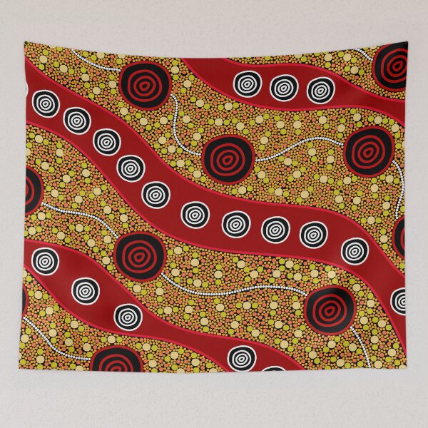 Item preview, Authentic Aboriginal Art - Untitled designed and sold by HogarthArts.