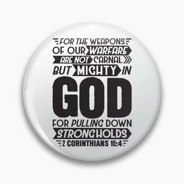 Item preview, 2 Corinthians 10:4 designed and sold by plushism.