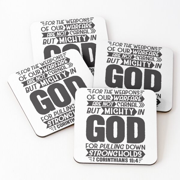 Item preview, 2 Corinthians 10:4 designed and sold by plushism.