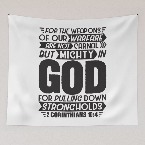 Item preview, 2 Corinthians 10:4 designed and sold by plushism.