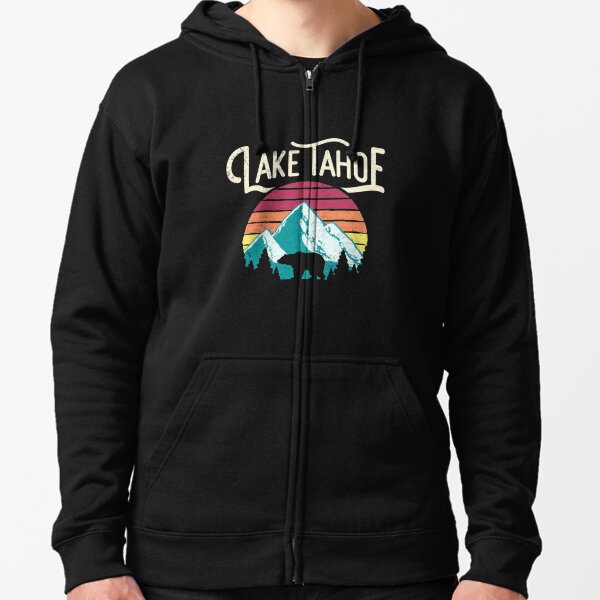 Lake tahoe hot sale zip up hoodie