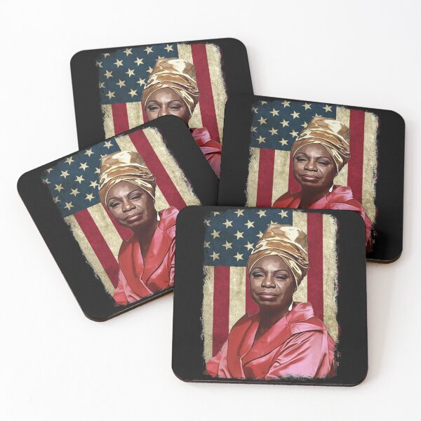 Item preview, Vintage American Flag Nina Simone Legend designed and sold by hallholly.