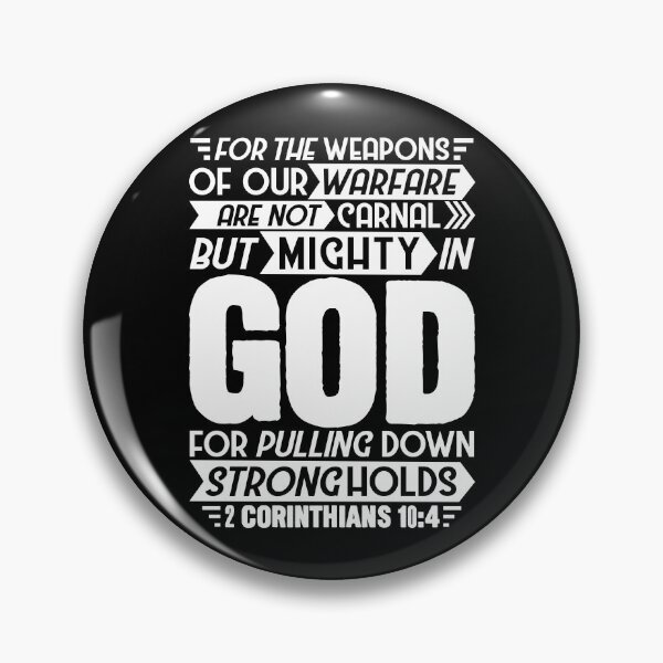 Item preview, 2 Corinthians 10:4 designed and sold by plushism.