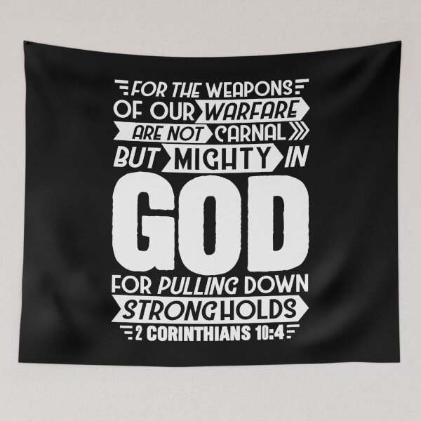 Item preview, 2 Corinthians 10:4 designed and sold by plushism.