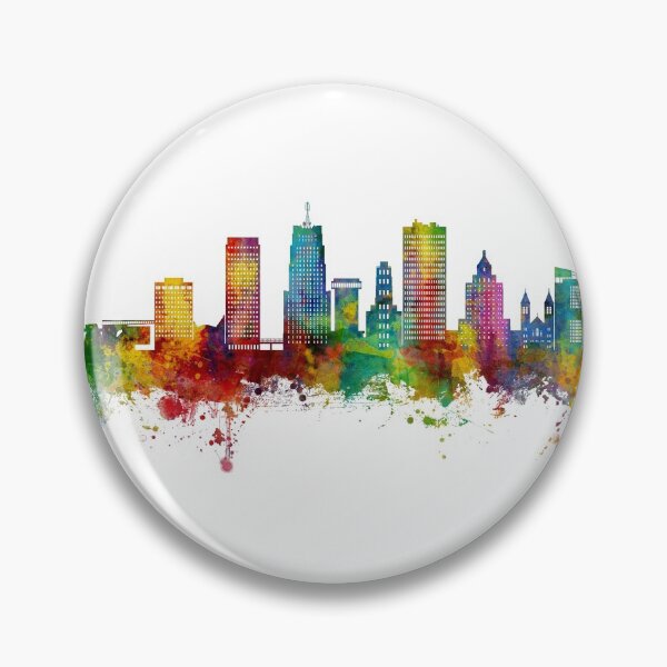 Item preview, Akron Ohio Skyline designed and sold by ArtPrints.