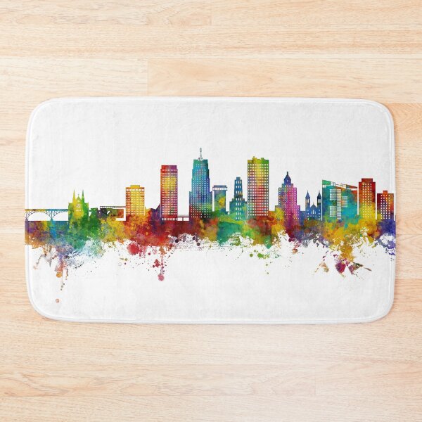 Item preview, Akron Ohio Skyline designed and sold by ArtPrints.