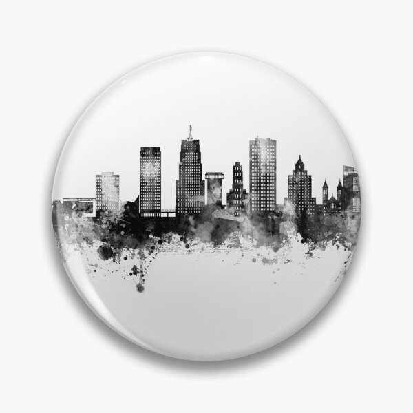 Item preview, Akron Ohio Skyline designed and sold by ArtPrints.
