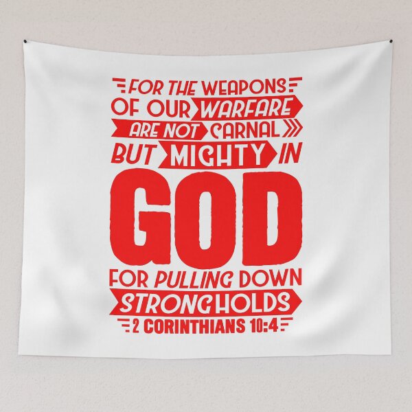 Item preview, 2 Corinthians 10:4 designed and sold by plushism.