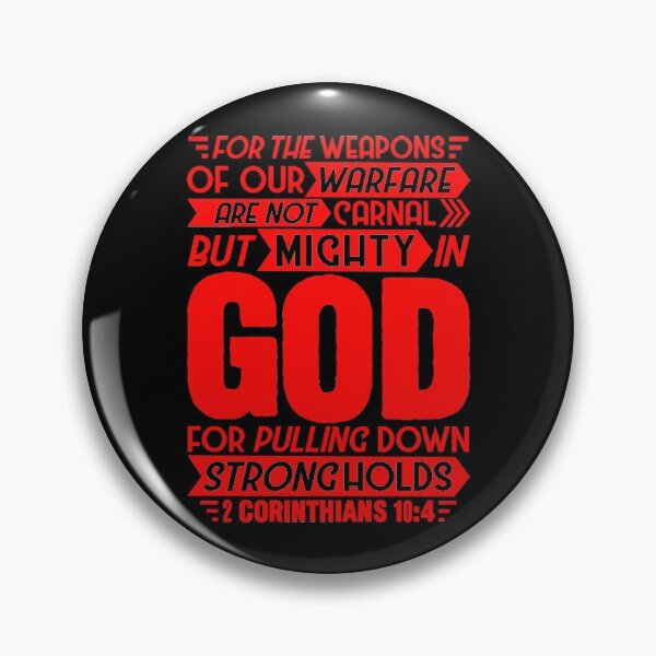 Item preview, 2 Corinthians 10:4 designed and sold by plushism.