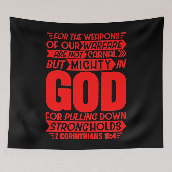 Item preview, 2 Corinthians 10:4 designed and sold by plushism.