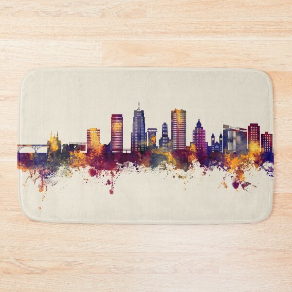 Item preview, Akron Ohio Skyline designed and sold by ArtPrints.