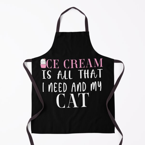 Item preview, Ice Cream Is All That I Need And My Cat designed and sold by yurahbom.