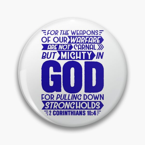 Item preview, 2 Corinthians 10:4 designed and sold by plushism.