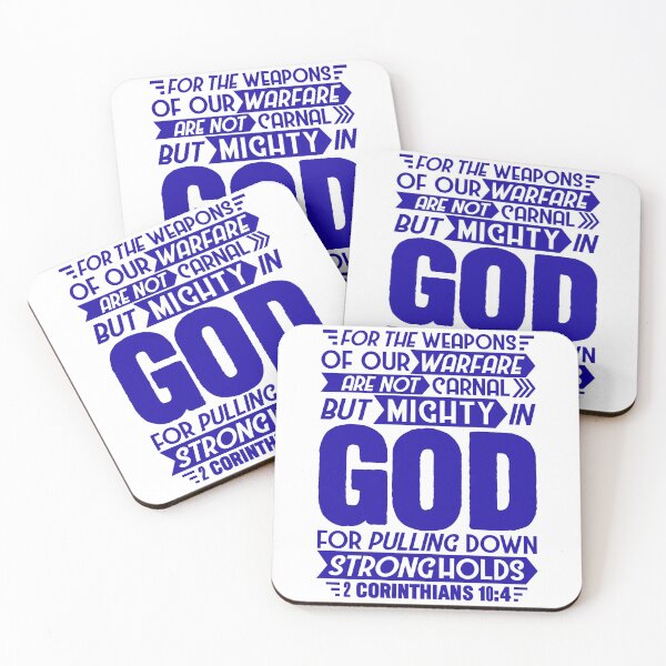 Item preview, 2 Corinthians 10:4 designed and sold by plushism.