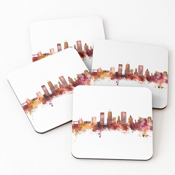 Item preview, Akron Ohio Skyline designed and sold by ArtPrints.
