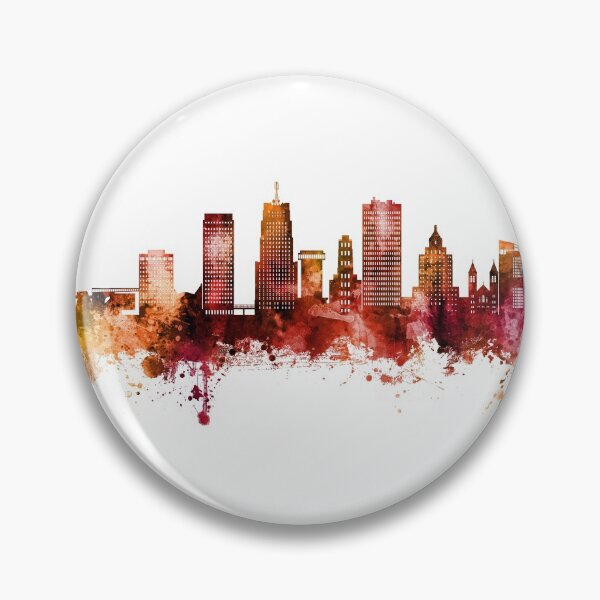 Item preview, Akron Ohio Skyline designed and sold by ArtPrints.