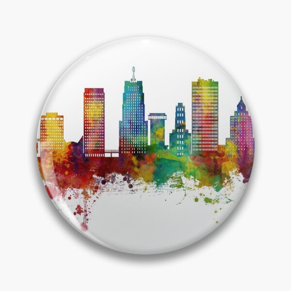 Item preview, Akron Ohio Skyline designed and sold by ArtPrints.