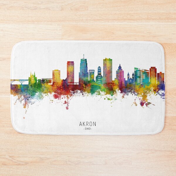 Item preview, Akron Ohio Skyline designed and sold by ArtPrints.