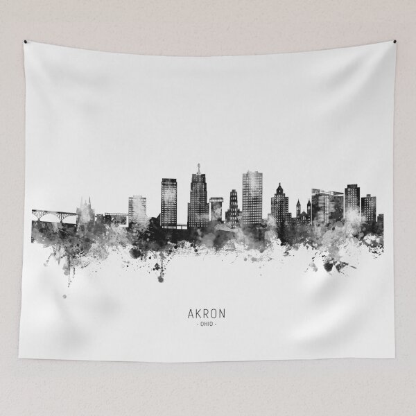 Item preview, Akron Ohio Skyline designed and sold by ArtPrints.