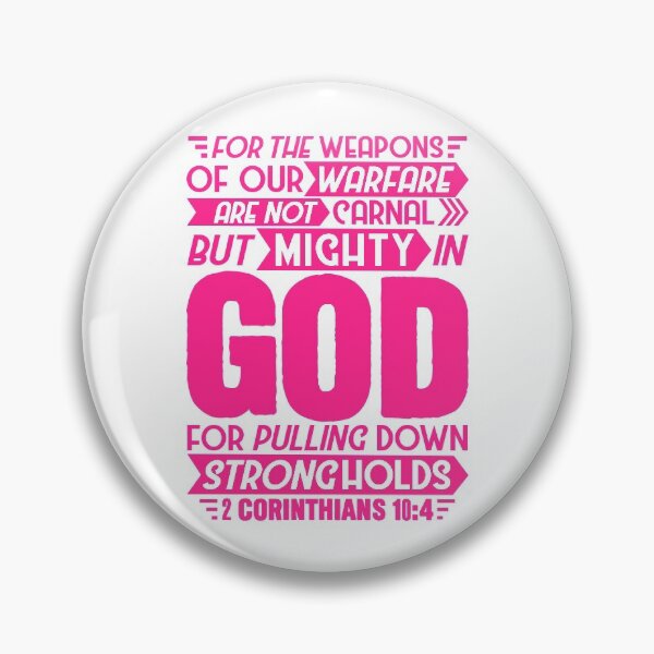 Item preview, 2 Corinthians 10:4 designed and sold by plushism.