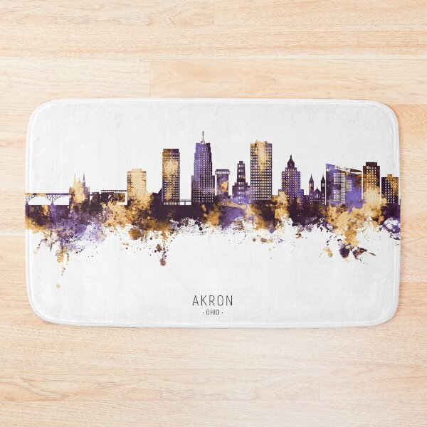 Item preview, Akron Ohio Skyline designed and sold by ArtPrints.