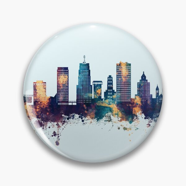 Item preview, Akron Ohio Skyline designed and sold by ArtPrints.