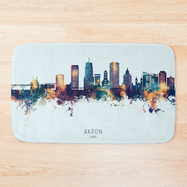 Item preview, Akron Ohio Skyline designed and sold by ArtPrints.