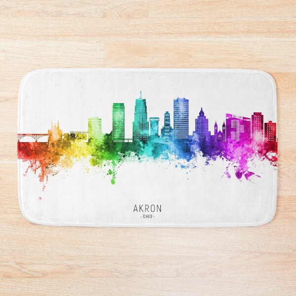 Item preview, Akron Ohio Skyline designed and sold by ArtPrints.