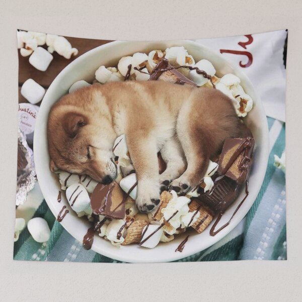 Item preview, Shiba Inu Chocolate Marshmallow Bowl designed and sold by toppopin.