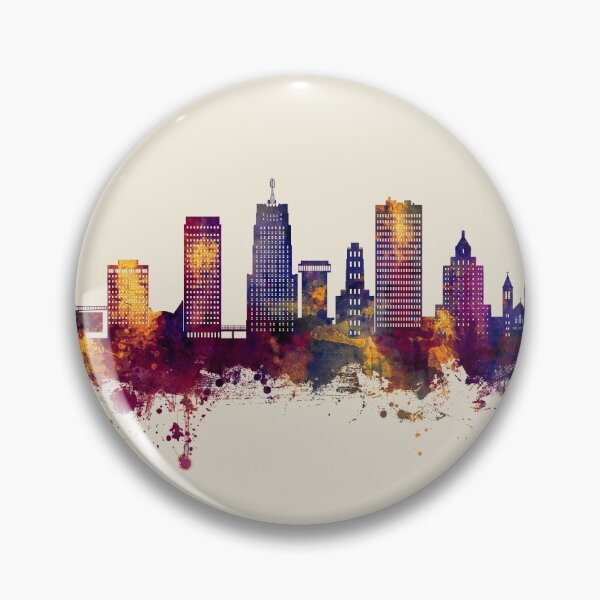 Item preview, Akron Ohio Skyline designed and sold by ArtPrints.
