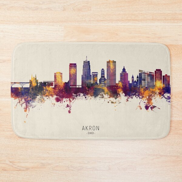 Item preview, Akron Ohio Skyline designed and sold by ArtPrints.