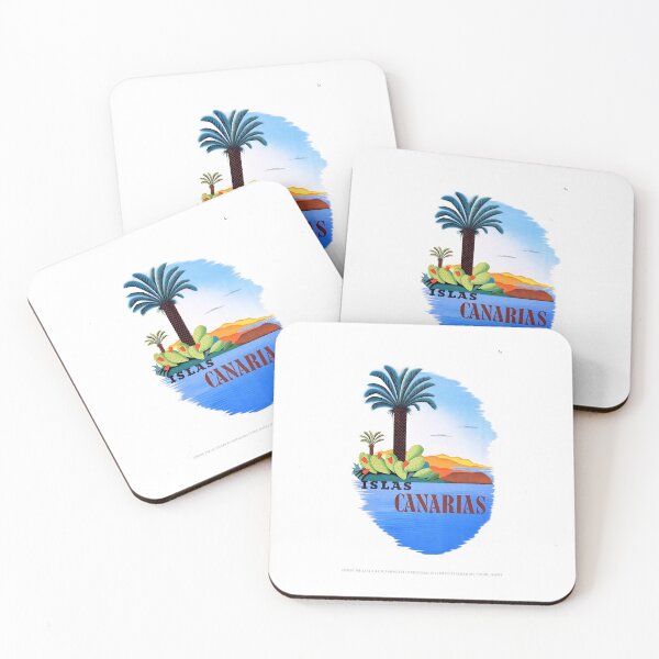 Item preview, 1925 CANARY ISLANDS Spain Travel Poster designed and sold by retrographics.