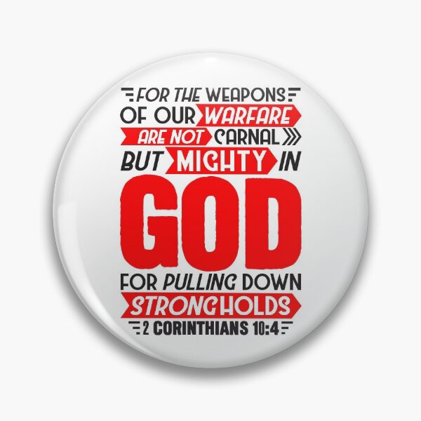 Item preview, 2 Corinthians 10:4 designed and sold by plushism.