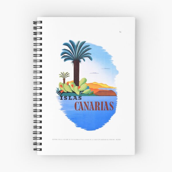 Item preview, 1925 CANARY ISLANDS Spain Travel Poster designed and sold by retrographics.