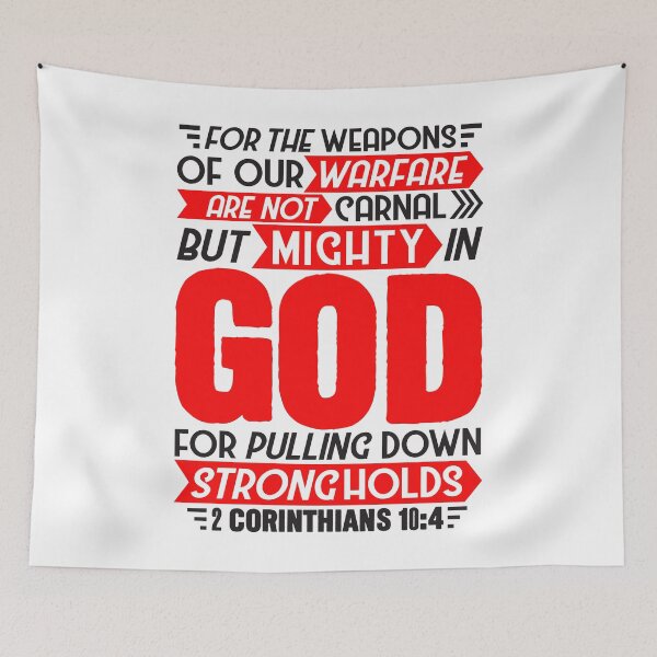 Item preview, 2 Corinthians 10:4 designed and sold by plushism.