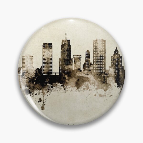Item preview, Akron Ohio Skyline designed and sold by ArtPrints.