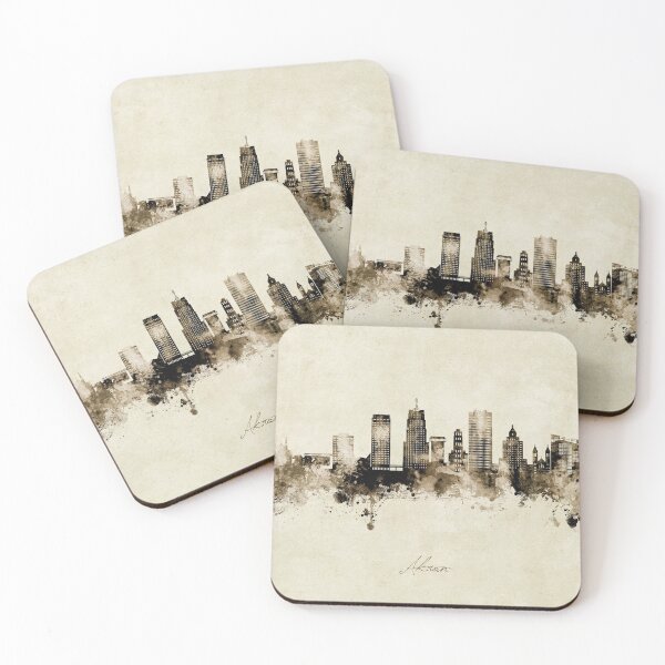 Item preview, Akron Ohio Skyline designed and sold by ArtPrints.